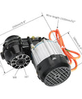 Motor and gearbox from 30 Inch Rear Axle Kit With 36V 1000W Brushless Motor And Differential Gearbox