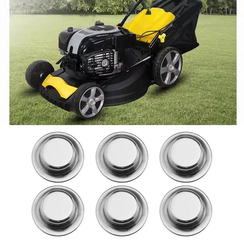 10 Pack Badass Heavy Duty Axle Push Nuts Rock Solid 5/8 Inch Shaft Fasteners For Lawn Carts And Wheeled Trash Cans Top Shelf Metal Cap Studs For Trailer Rig And Pressure Washer Setup