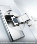 Clip Top Hinge Kit With Motion Soft Close For Frameless Cabinets, full overlay, steel Euro-style hinge close-up