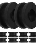 10 Pack Motorcycle Rubber Grommet Kit For Side Covers And Engine Holes, Durable Rubber Grommets, Easy Install, black rubber grommets set
