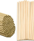 Premium Quality Top Shelf Wooden Lollipop And Cake Pop Sticks, Quarter By 12 Inch Smooth Craft Rods, the real deal for baking, candy making and wedding centerpieces 50 count pack.