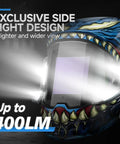 Panoramic 180 Degree Auto Darkening Welding Helmet For Pro Grade Clarity With True Color View And Built In LED Lights