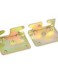 Heavy Duty Galvanized Bed Rail Brackets Universal Replacement Fittings Zinc Finished Steel Hardware for all bed frame sizes.