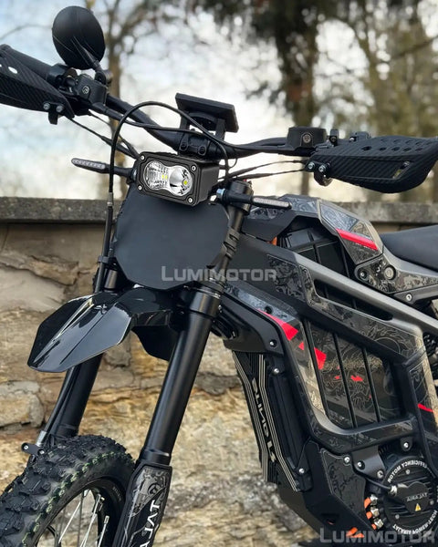New Dirt Bike Light Bar Kit With Switch For 7 8 Inch Handlebars Universal 12 24V Headlight For Dirt Bikes E Bikes Minibikes ATVs And Motorcycles Ready To Install