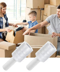 Snag This Gotta Have 6 Roll Stretch Wrap Film Set With Premium 80 Gauge Cling Plastic Measuring 4 Inches By 1000 Feet used during packing.