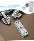 Beefy Heavy Duty 360 Degree Rotation Stainless Steel Concealed Door Pivot Hinge For Cabinets And Bookcases Hidden Door Hardware