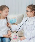 Kids Doctor Lab Coat Set With Stethoscope And Name Tag For Dress Up Scientist Costume For Boys And Girls Ages 3 To 12
