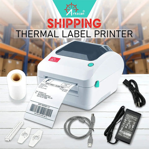 Solid 4x6 Direct Thermal Shipping Label Printer Plug And Play For Windows Mac Chromebook Android with shipping label paper