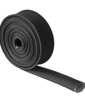 Heat Resistant Fiberglass Shield Sleeve For Car Wires And Hoses, 16 Feet Long, 20mm Inner Diameter, Black High Temp Heat Shield