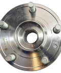 Front Wheel Bearing And Hub Assembly For 2011 To 2019 Ford Explorer And 2013 To 2019 Police Interceptor Utility Direct Fit Easy Install Replace OE Durable For AWD And RWD Models, top view.