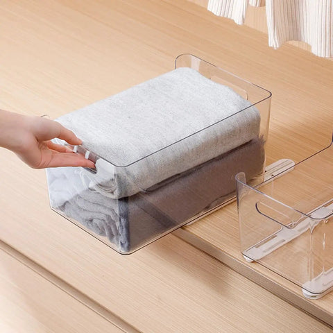Four Pack Heavy Duty Self Adhesive Bottom Mount Drawer Slides Full Extension Glide Rails for smooth drawer organization with rolled towels