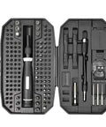Premium 152 in 1 Precision Magnetic Screwdriver Set With Crv Steel Bits For Laptop, Phone, Console, PC And Watch Repair Kit Including Torx Tools case open