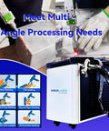 3000W Double Wobble Handheld Laser Welding Machine 5 In 1 Welder Cutter And Cleaner With Auto Wire Feeder for multi-angle welding