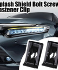 Heavy Duty 14 Piece Lower Engine Cover Pin Kit with splash shield bolt screw fastener clip for Honda vehicle detail.