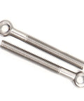 2 Pack 304 Stainless Steel M12 90mm Machinery Shoulder Swing Lifting Eye Bolts For Heavy Lifting And Rigging Durable Eye Bolts