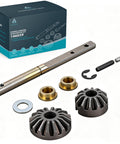 Power Landing Gear Repair Kit for 5th Wheel RV Lead Leg Replacement with gears, bushings, and drive shaft components