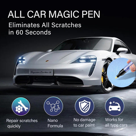 All Cars Magic Scratch Removal Pen 2 Pack Quick Fix Car Scratch Repair For Any Color Universal Car Paint Pen with sports car