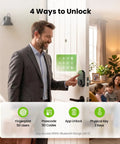Super Smart Fingerprint Door Lock For Front Entry delivering keyless deadbolt with keypad setup and fingerprint access.