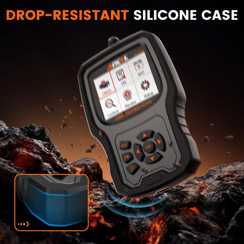 OBD2 Scanner For 1996 And Later Cars With Upgraded AD310 Module Read And Clear Fault Codes Battery Test Live Data with case