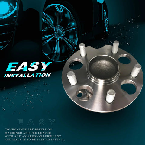 Rear Wheel Bearing And Hub Assembly With ABS For Lexus RX330 RX350 And Toyota Highlander 2004 2009 Passenger Side 5 Lug
