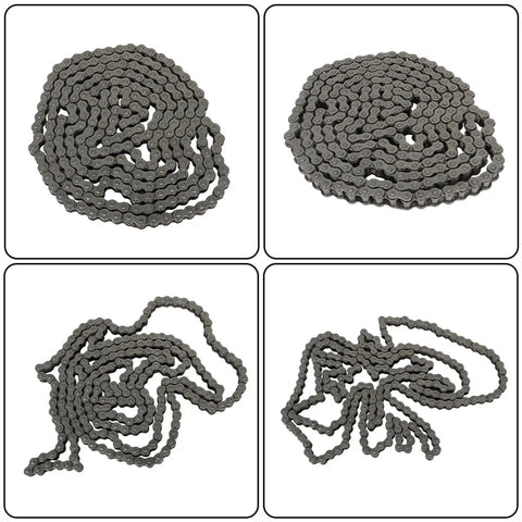 40 Roller Chain 10 Feet With 2 Connecting Links Heavy Duty Industrial Chain Built For Tough Jobs Hardened And Shot Peened Precision Rollers