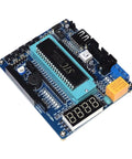 51 MCU No Frills Hands On Learning Kit Development Board with STC89C52 chip onboard and LCD display for educational projects