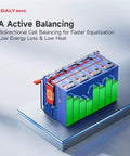 Smart Battery Management System Offering Top Drawer 150 Amp Performance With 1A Active Balancing For 4S To 8S Lifepo4 And Lithium Packs Enabling Plug And Play Rs485 Can Connectivity, showing 1A active balancing battery system.