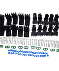 Awesome 10-Piece Two-Way Weather Pack Male And Female Connector Harness Kit For Super Stable Wiring With High Reliability And Easy Install No Docs Needed Just Snap It In And Go. black connectors, terminals, seals