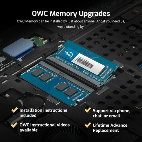 Two 4GB DDR3 1333MHz PC3 10600 CL9 SODIMM RAM Upgrade Kit 8GB Total For iMac Mac mini MacBook Pro And PC Laptops installed