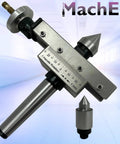Pro Grade Taper Turning System For Lathe Tailstock With Live Center And Dead Center Options Built Tough From Premium Castings And Tool Steel Compatible With Morse Tapers MT1 To MT4 Ideal For MT2 Lathe Setups shown in front view