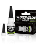 All Purpose Super Glue For Plastic, Wood, Leather, Jewelry And Paper, 2610 PSI Bond In Seconds, Quick Cure 10-45 Seconds, Mini 7.5g CA Adhesive For Small Repairs And DIY Fixes bottle and box