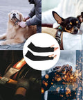 Heavy Duty Kevlar Arm Sleeves Built To Take Prolonged Pounding And Resist Scorching Heat Industrial Safety Guard For Rough Trade And Badass Work Protection For Men, displayed with pets and industrial tasks.