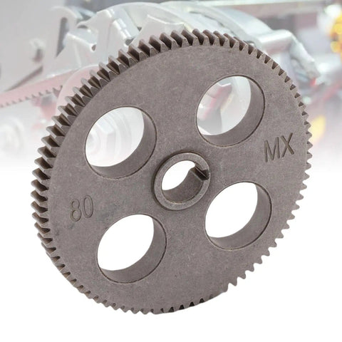 T80 Mini Lathe Gear Replacement Part For MX 210 WM 210 8x16 Lathe Machine, 80 teeth, close-up view