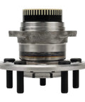 Front view of 2 Pack 512437 Rear Wheel Hub Bearing Assembly With ABS For Hyundai Sonata 2010 To 2014 Optima 2011 To 2015 5 Lug