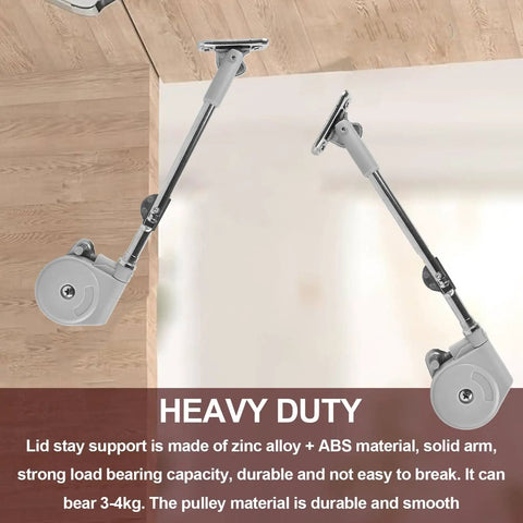Soft Close Lid Stay Hinges For Upward Top Opening Flap Doors And Wooden Boxes 105 Degree Open With Slow Down Chest Hinges
