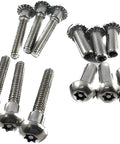 Stainless Steel T27 Torx Security Hardware Kit With Six 10/24 Threaded Shoulder Bolts And Six Barrel Nuts For 1-1/4 In Panels