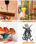 All Purpose Wood And Drywall Screws Kit 1000 Piece Assortment used in woodworking, home decoration, repair, and artistic creation.