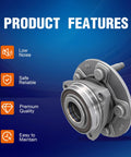 Front Or Rear Wheel Hub Bearing Assembly Fits 2010-2017 Chevrolet Equinox Malibu Impala 2010-2017 GMC Terrain Buick LaCrosse