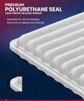 Close-up of Engine Air Filter CA10910 Replacement for Mitsubishi Lancer 2013-2017, focus on polyurethane seal for leak-proof design.