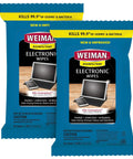 Electronic Disinfecting Wipes For Laptops Computers TVs And All Screen Surfaces No Residue 2 Pack 15 Count Safe Gentle Cleaning With Fast Drying Action For Electronics
