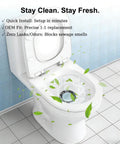 RV Toilet Seal Replacement Kit For Campers And Travel Trailers Flush Ball Gasket Seal For 300 310 320 Toilets Part 385311658 Durable Rubber Easy Install Fix Leaks And Odors 2 Pack on white toilet
