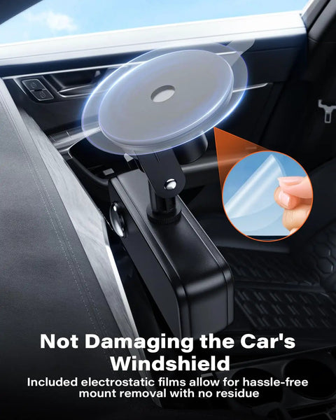 Heavy Duty 3M VHB Dash Cam Adhesive Pads With Electrostatic Film That Stays Put on Car Windshield