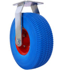 Heavy Duty 10 Inch Flat Free Caster Wheels Swivel And Rigid Casters For Furniture Move Like A Dream With These Tough Blue Cart Casters
