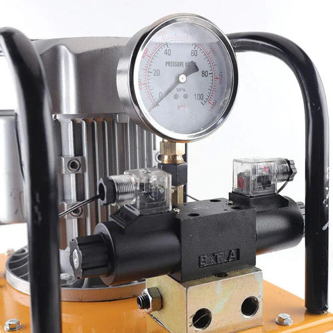 Heavy Duty 110V Electric Hydraulic Pump With 7L Tank And Solenoid Valve Double Acting Power Unit Built Tough For Quick Cycles Pro Grade Shop Favorite Workhorse