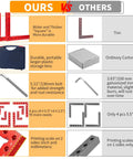 Comparison of 8-Piece Corner Clamps For Woodworking Precision CNC Aluminum 90 Degree Kit with competitors highlighting features.