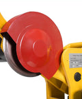 Heavy Duty Pipe Cutter With Hydraulic Hand Pump For Steel Pipe Two And A Half Inch To Eight Inch Schedule 10/40, close-up view