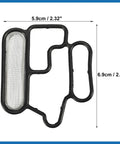 Front view of Solenoid Gasket And Spool Valve Filter Screen For Honda Accord 2008 To 2012 Replacement Part OE 15815-R41-L01