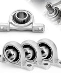10 Pack Premium Quality Zinc Alloy Pillow Block Bearing Units For 8mm Round Shaft Rods Self Aligning Ball Bearing Housings For repairs
