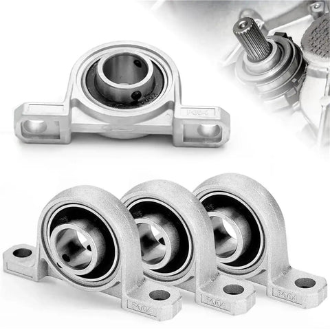 Upgrade Gear With Ten Premium Zinc Alloy Pillow Block Bearings Self Aligning Brackets Sized For 8 Mm Shafts To Ensure Smooth Spin Lockdown On Mechanical Builds While Stop Vibes So You Can Run Motors Harder Without Failures So You Get Good Service. 8mm zinc alloy pillow block bearing bracket