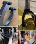 8.3 Inch Heavy Duty Spanner Wrench With Handle For Removing Hydraulic Cylinder Glands Under Five Inches Adjustable Gland Nut Wrench installed on various machinery components